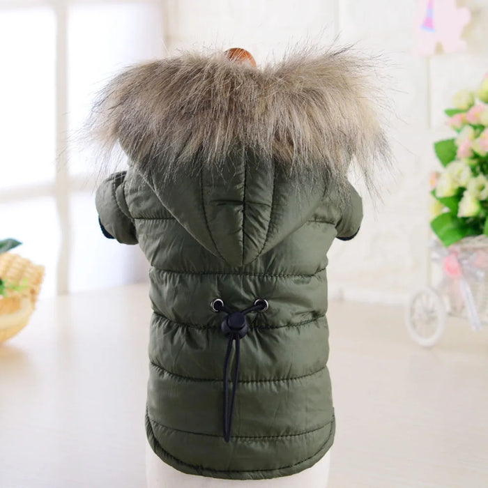 Soft Four-Leg Dog Pajamas – Cozy Full-Body Winter Jumpsuit