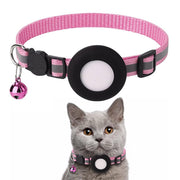 AirTag-Compatible Cat Collar – Reflective Adjustable Collar with Bell