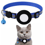 AirTag-Compatible Cat Collar – Reflective Adjustable Collar with Bell