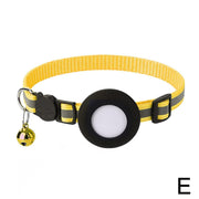 AirTag-Compatible Cat Collar – Reflective Adjustable Collar with Bell