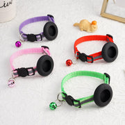 AirTag-Compatible Cat Collar – Reflective Adjustable Collar with Bell