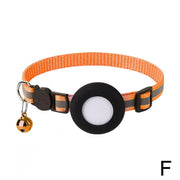 AirTag-Compatible Cat Collar – Reflective Adjustable Collar with Bell