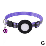 AirTag-Compatible Cat Collar – Reflective Adjustable Collar with Bell