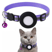 AirTag-Compatible Cat Collar – Reflective Adjustable Collar with Bell