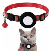 AirTag-Compatible Cat Collar – Reflective Adjustable Collar with Bell