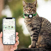 AirTag-Compatible Cat Collar – Reflective Adjustable Collar with Bell
