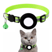 AirTag-Compatible Cat Collar – Reflective Adjustable Collar with Bell