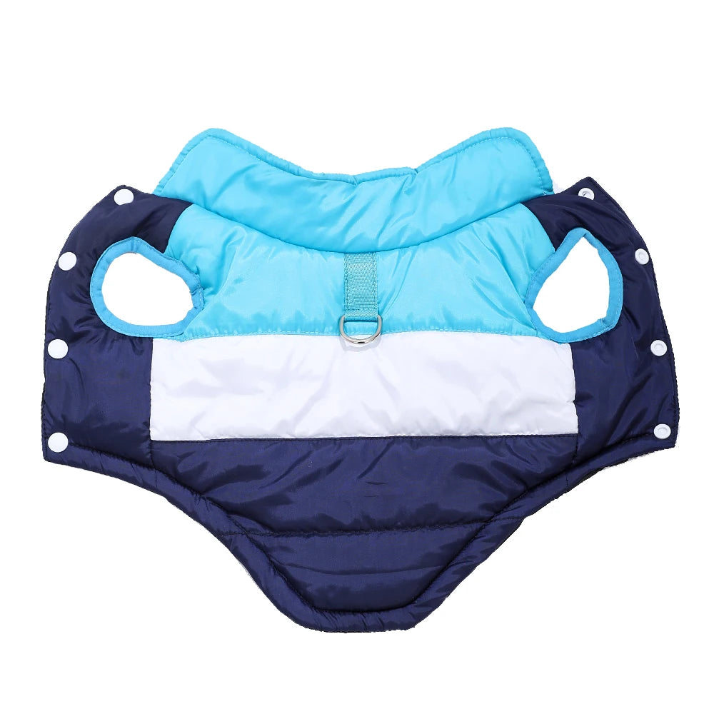 Warm Water-Resistant Dog Jacket – Fleece-Lined Outdoor Coat