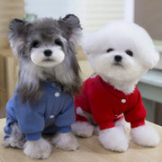 Cozy Four-Leg Dog Pajamas – Soft Fleece Winter Jumpsuit