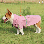 Reflective Dog Raincoat – Hooded Outdoor Jacket for Rainy Walks