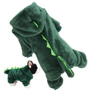 Dinosaur Dog Hoodie – Cozy Fleece Halloween Costume