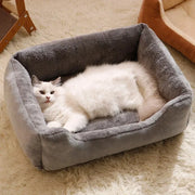 Cozy Winter Pet Bed – Soft Plush Comfort Mat