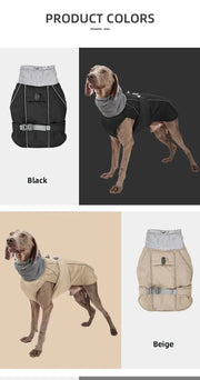Reflective Dog Winter Jacket – Warm Padded Outdoor Coat