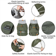 Reflective Dog Winter Jacket – Warm Padded Outdoor Coat