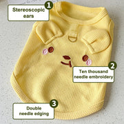 Bear Embroidered Dog Vest – Cute Everyday Walking Vest