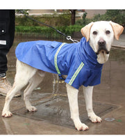Reflective Dog Raincoat – Hooded Outdoor Jacket for Rainy Walks