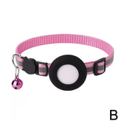 AirTag-Compatible Cat Collar – Reflective Adjustable Collar with Bell