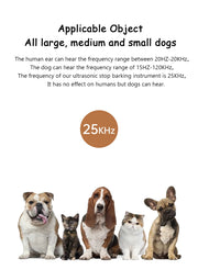 Ultrasonic Dog Bark Training Device – Rechargeable Handheld Trainer