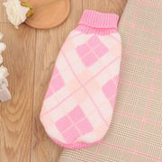 Cozy Plaid Cat Sweater – Soft Winter Vest
