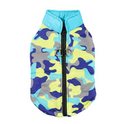Camouflage Dog Jacket – Warm Zip-Up Outdoor Coat