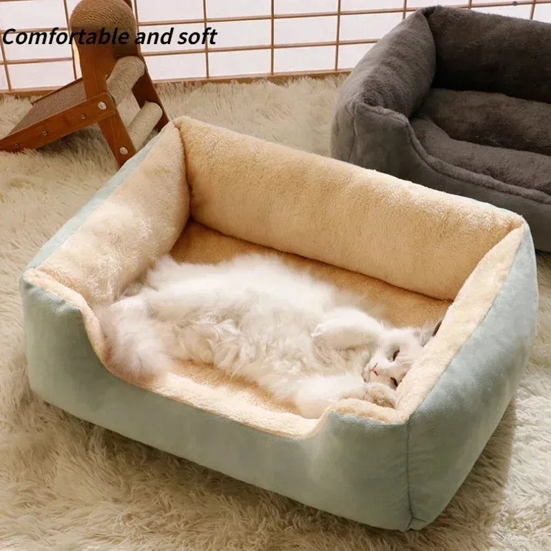 Cozy Pet Bed Cushion – Soft Indoor Bed for Cats & Dogs
