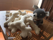 Plush Squeaky Bone Toy – Soft Interactive Dog Toy