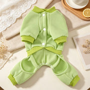 Cozy Four-Leg Dog Pajamas – Soft Fleece Winter Jumpsuit