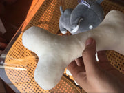 Plush Squeaky Bone Toy – Soft Interactive Dog Toy