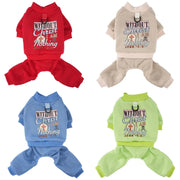 Cozy Four-Leg Dog Pajamas – Soft Fleece Winter Jumpsuit