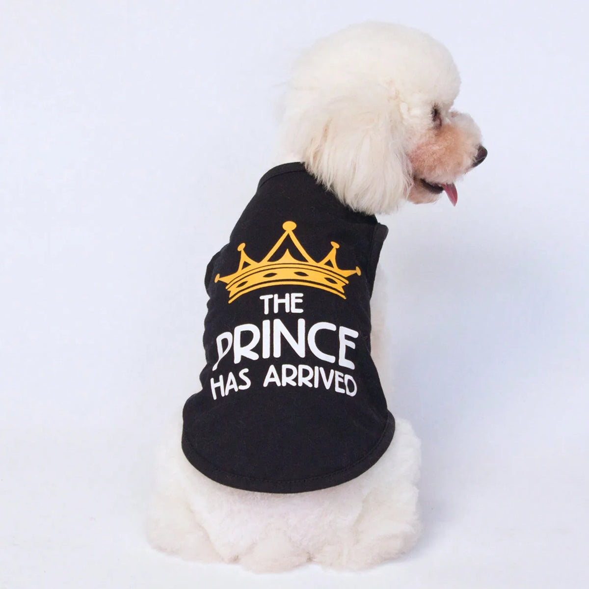 The Prince Has Arrived – Funny Printed Dog & Cat Vest
