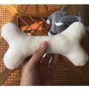 Plush Squeaky Bone Toy – Soft Interactive Dog Toy