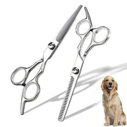 Pet Grooming Scissors with Comb – Dog & Cat Hair Trimming Tool