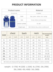 Reflective Dog Raincoat – Hooded Outdoor Jacket for Rainy Walks