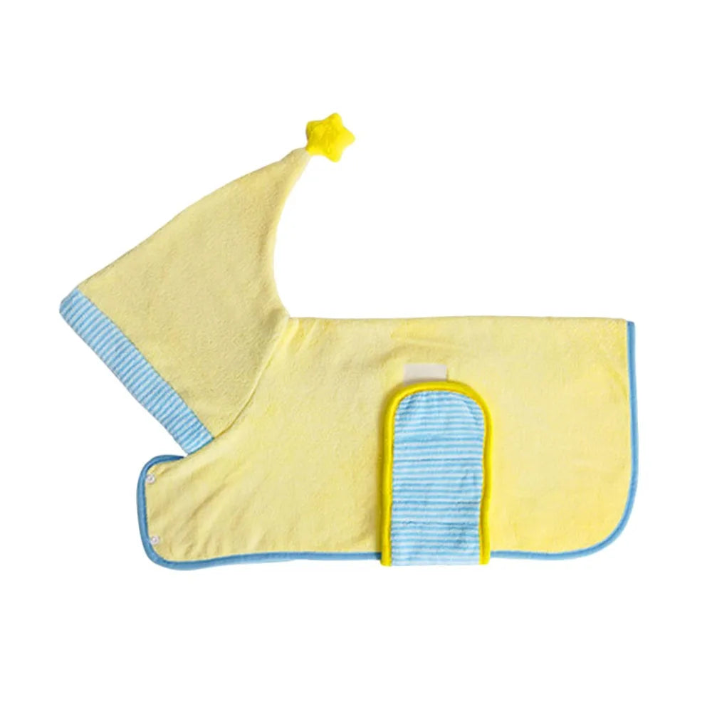 Quick-Dry Dog Bathrobe – Absorbent Towel Coat After Baths & Swims