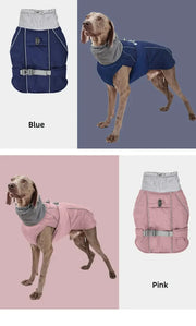Reflective Dog Winter Jacket – Warm Padded Outdoor Coat
