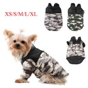 Camouflage Fleece Dog Jacket – Warm Outdoor Coat
