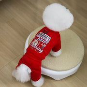Cozy Four-Leg Dog Pajamas – Soft Fleece Winter Jumpsuit