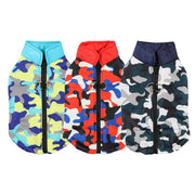 Camouflage Dog Jacket – Warm Zip-Up Outdoor Coat