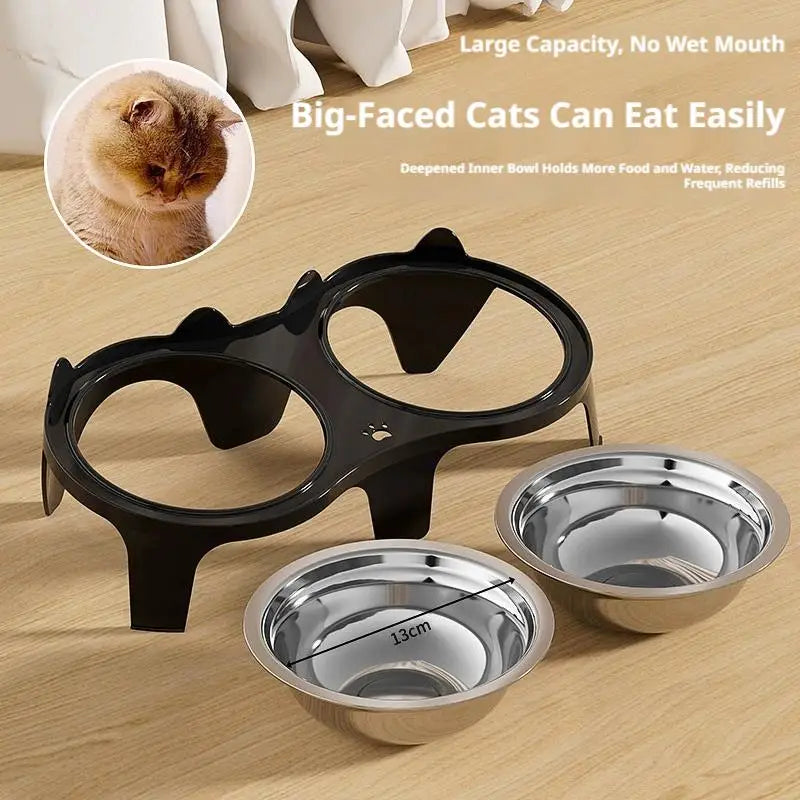 Anti-Tip Stainless Steel Pet Bowl – Easy-Clean Feeding Bowl