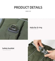 Reflective Dog Winter Jacket – Warm Padded Outdoor Coat