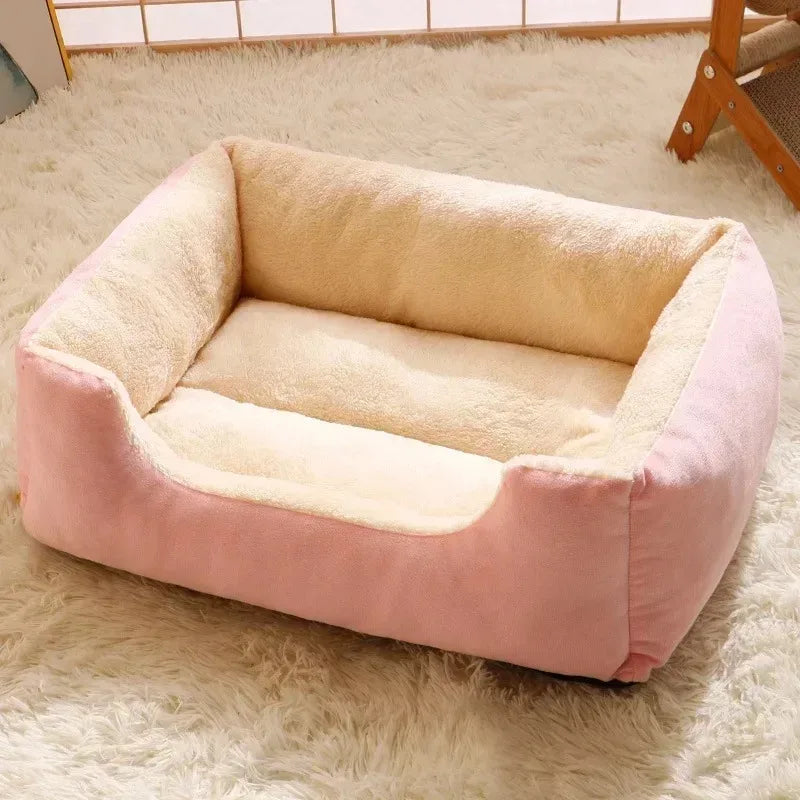 Cozy Pet Bed Cushion – Soft Indoor Bed for Cats & Dogs
