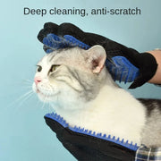 Silicone Pet Grooming Glove – Dog & Cat Bathing and Deshedding Brush