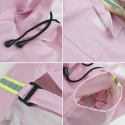 Reflective Dog Raincoat – Hooded Outdoor Jacket for Rainy Walks