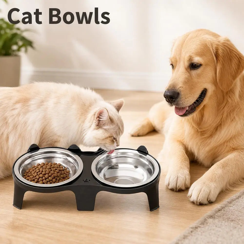 Anti-Tip Stainless Steel Pet Bowl – Easy-Clean Feeding Bowl
