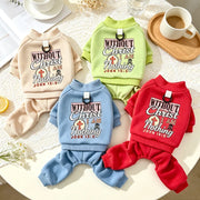 Cozy Four-Leg Dog Pajamas – Soft Fleece Winter Jumpsuit