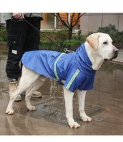 Reflective Dog Raincoat – Hooded Outdoor Jacket for Rainy Walks