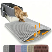 Double-Layer Cat Litter Mat – Easy-Clean Litter Catcher