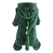Dinosaur Dog Hoodie – Cozy Fleece Halloween Costume