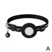 AirTag-Compatible Cat Collar – Reflective Adjustable Collar with Bell
