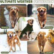 Reflective Dog Raincoat – Adjustable Outdoor Jacket for Wet Walks